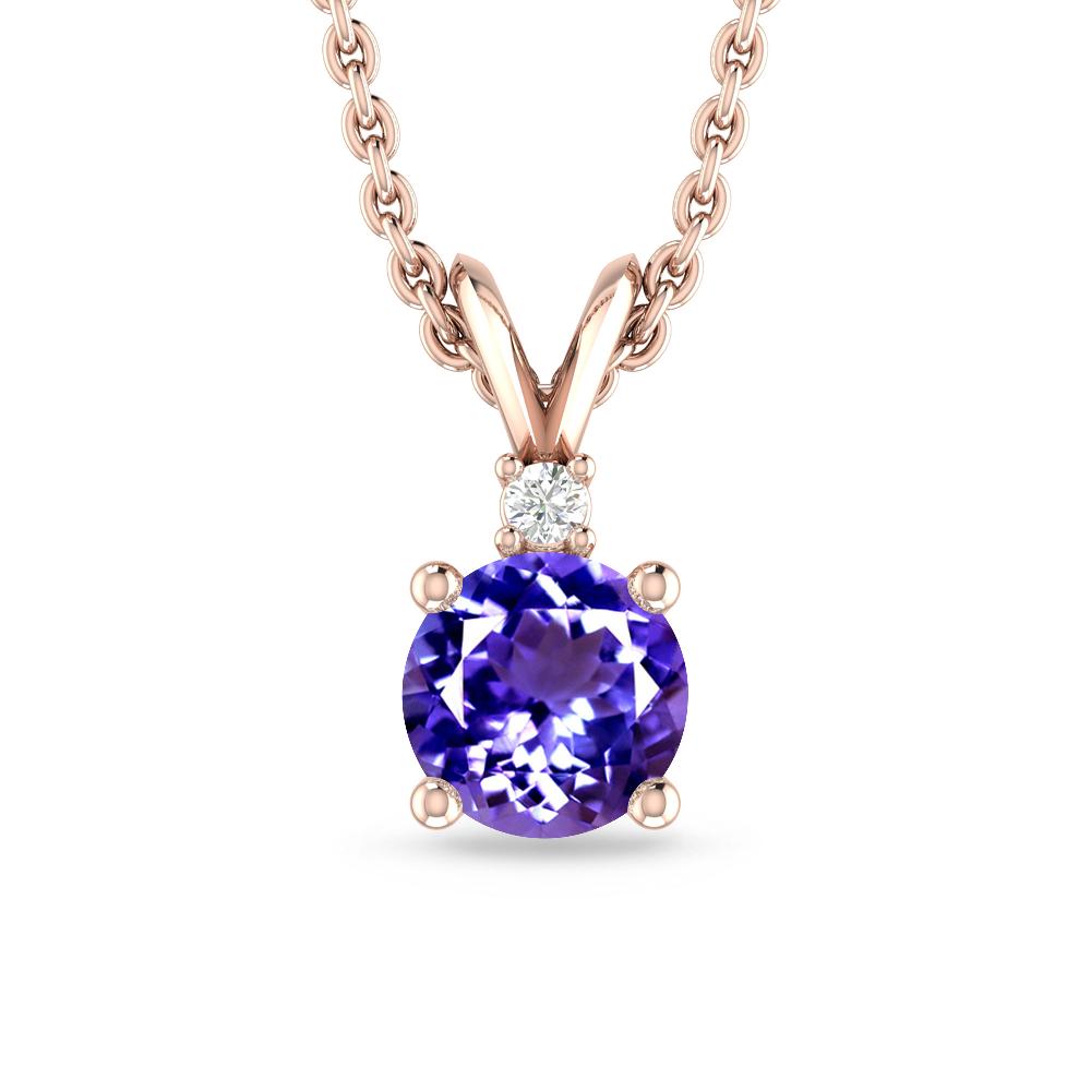 Rose Gold - Tanzanite