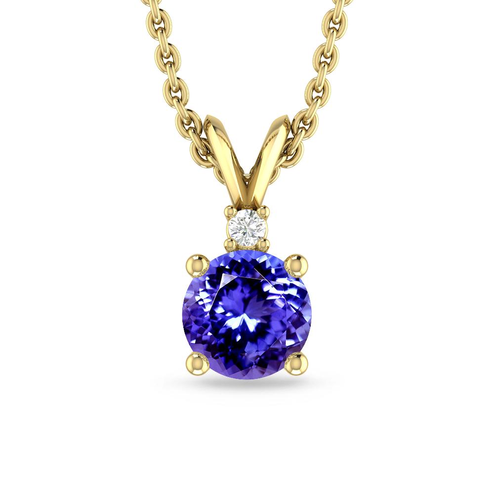 Yellow Gold - Tanzanite