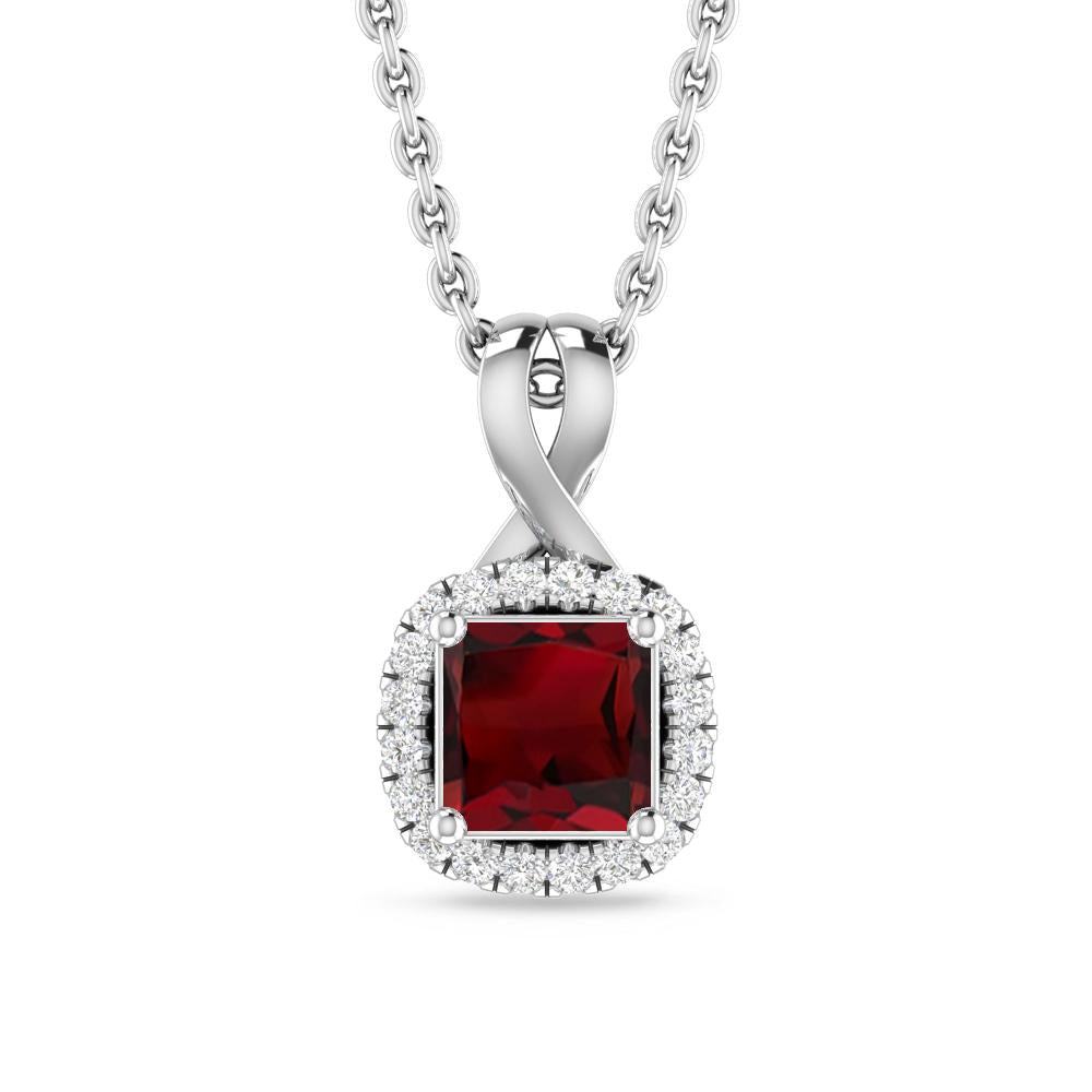 White Gold - Garnet