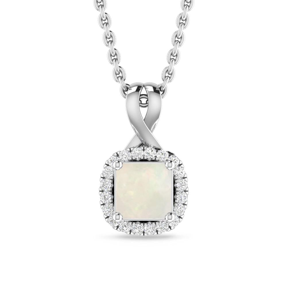 White Gold - Opal