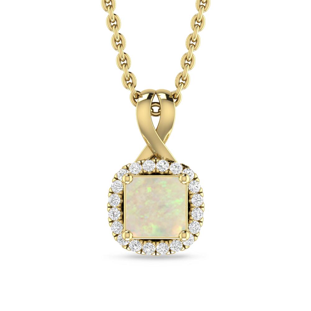 Yellow Gold - Opal