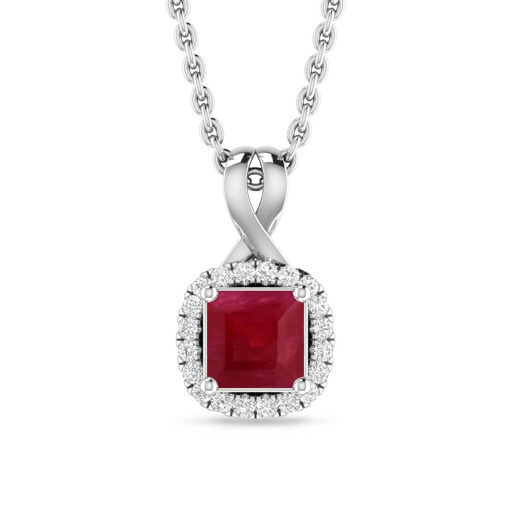 White Gold - Ruby