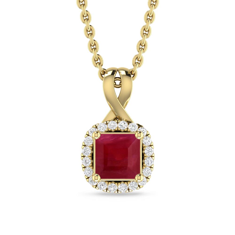Yellow Gold - Ruby