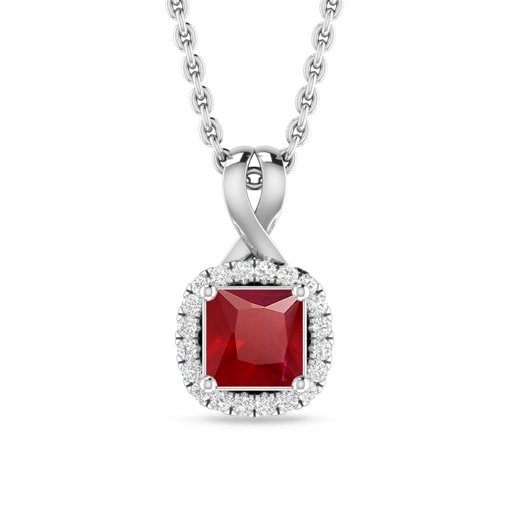 White Gold - Ruby