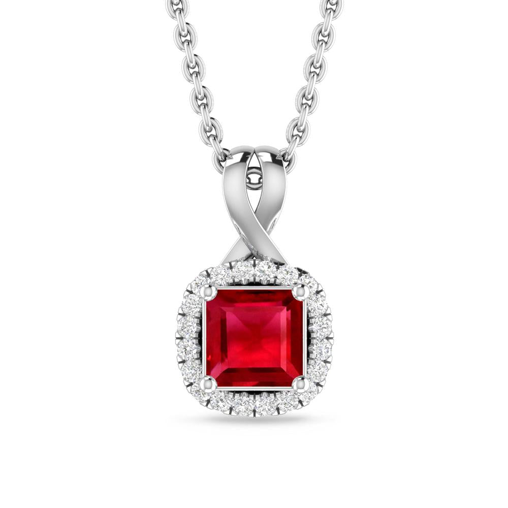 White Gold - Ruby