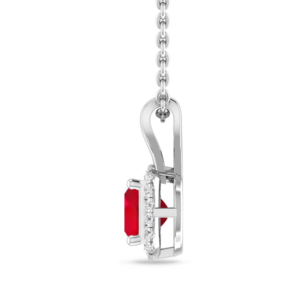 White Gold - Ruby