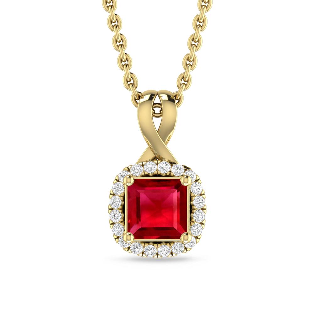 Yellow Gold - Ruby