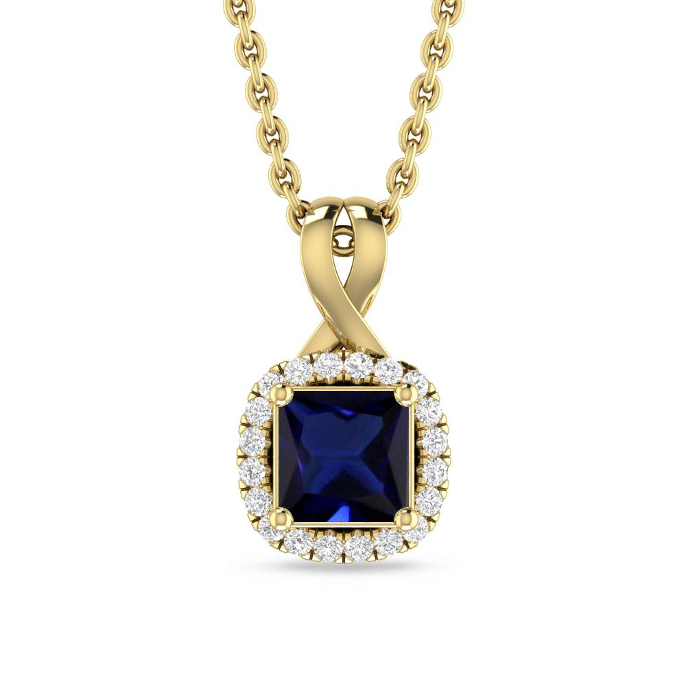 Yellow Gold - Sapphire