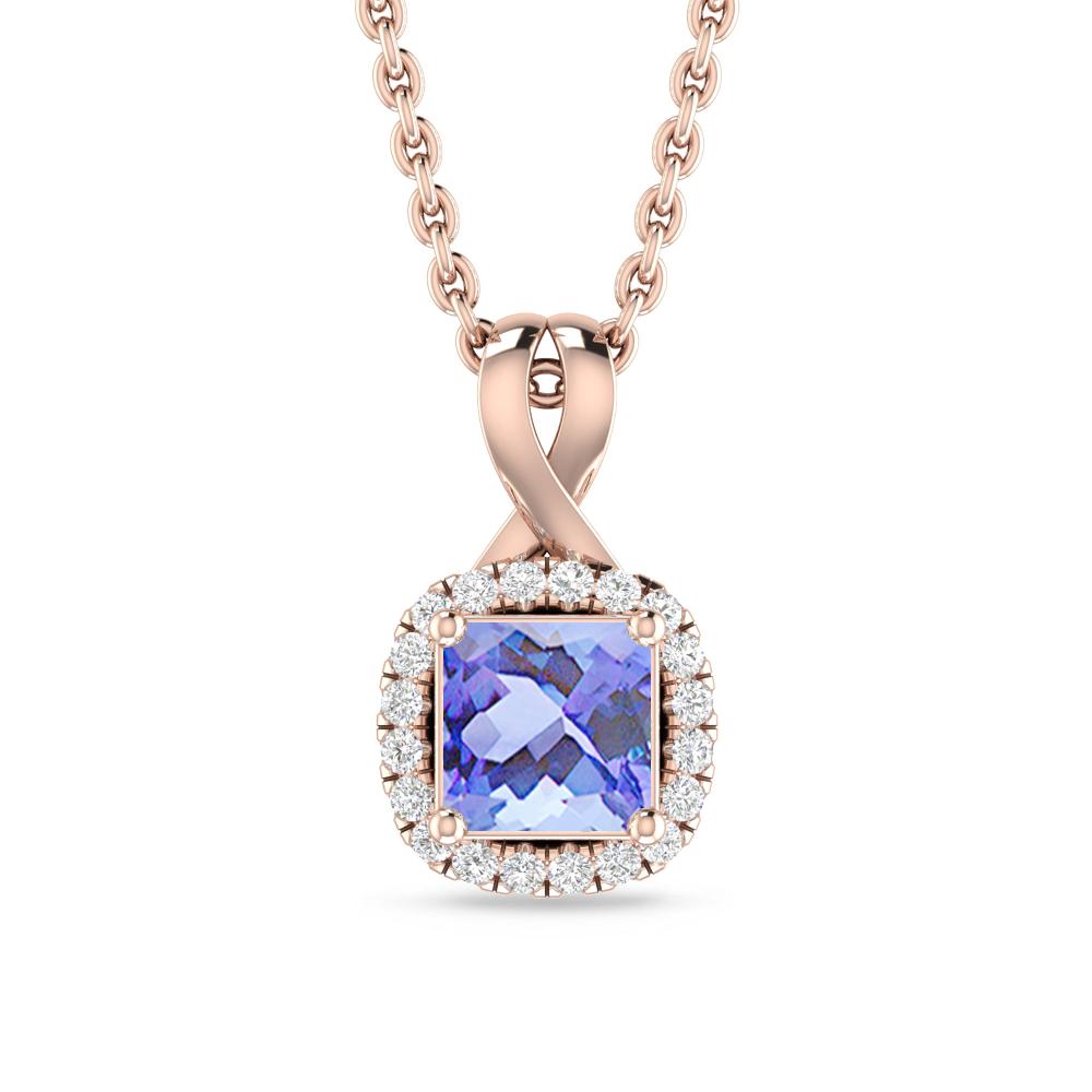 Rose Gold - Tanzanite