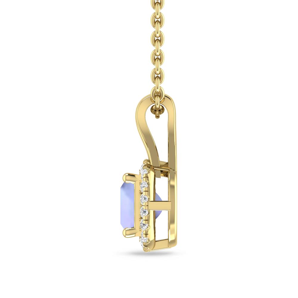Yellow Gold - Tanzanite