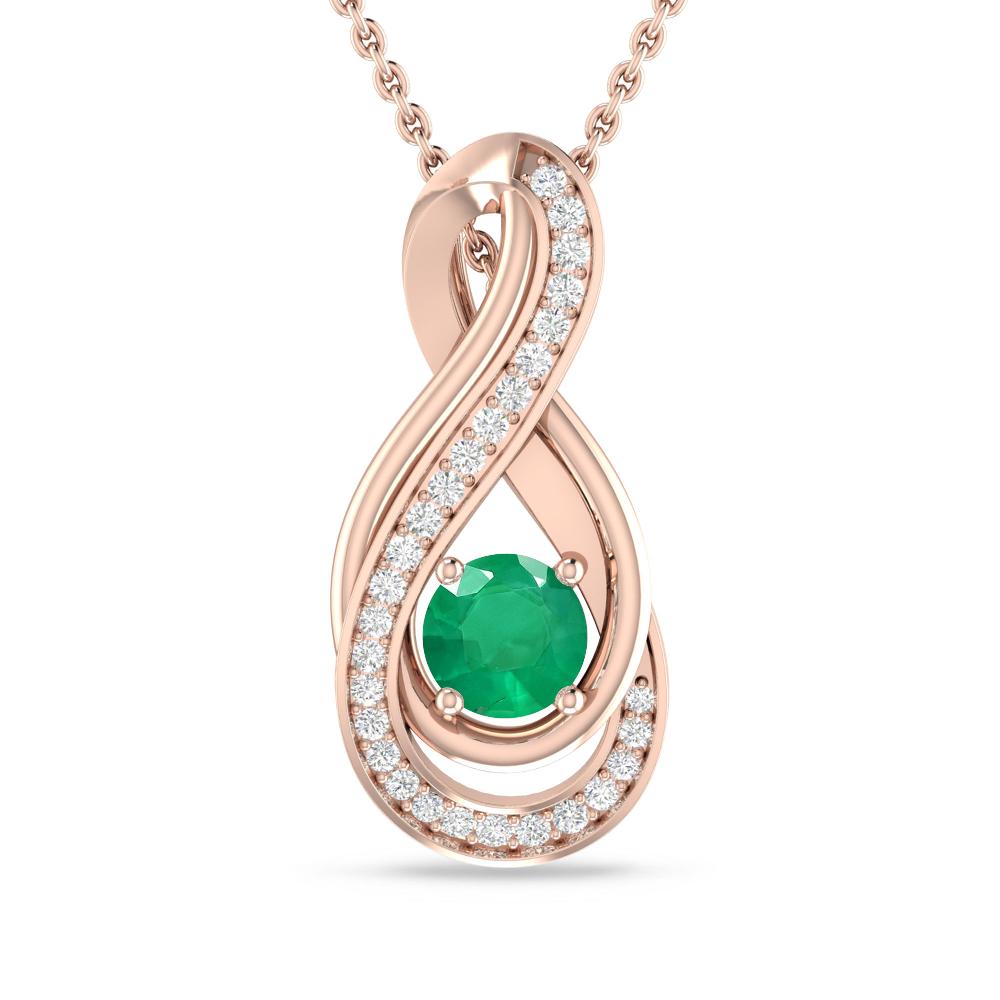 Rose Gold - Emerald