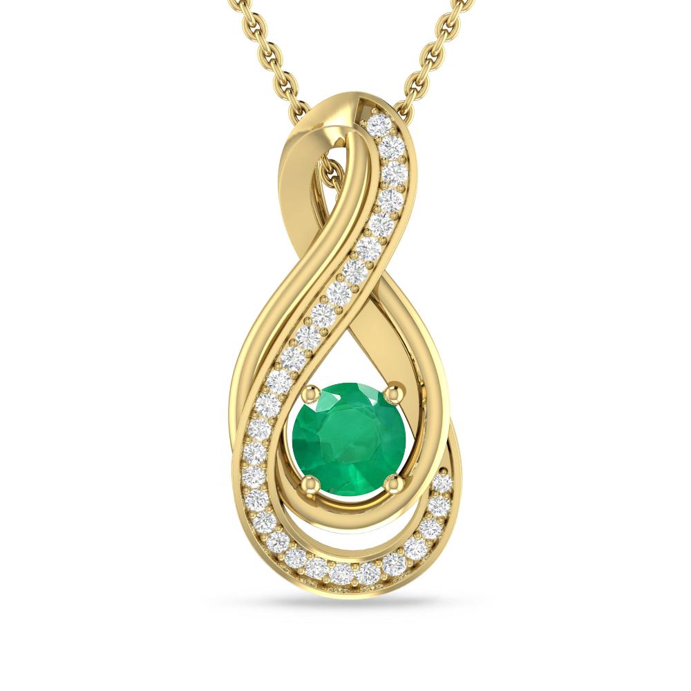 Yellow Gold - Emerald