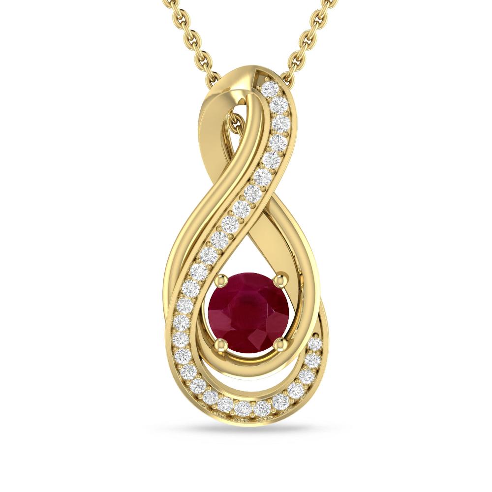 Yellow Gold - Ruby