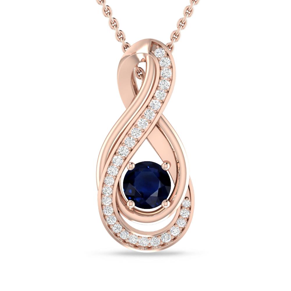 Rose Gold - Sapphire