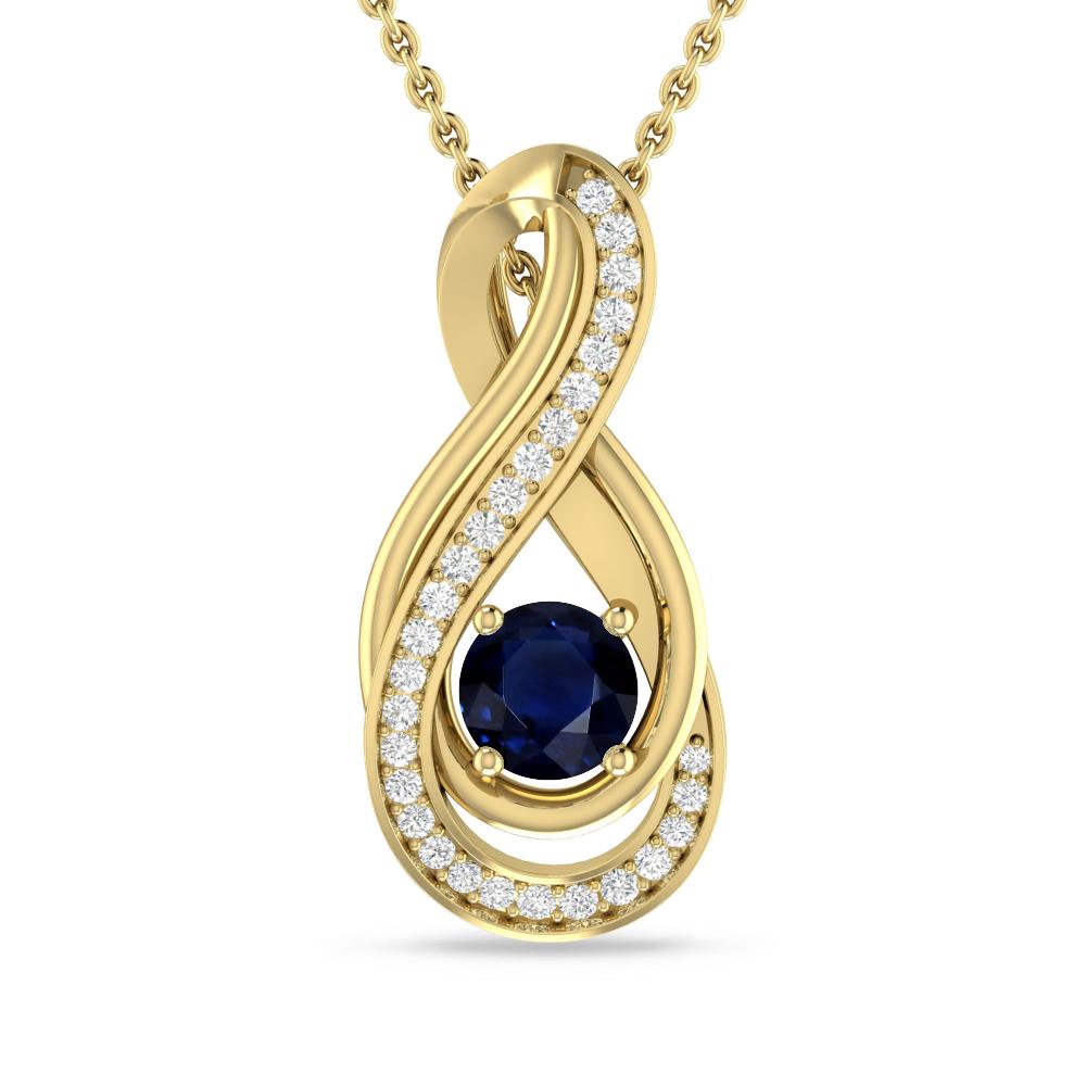 Yellow Gold - Sapphire