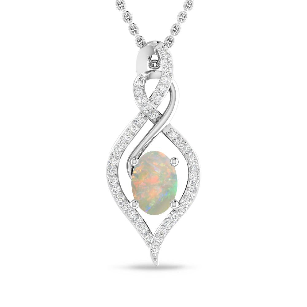 White Gold - Opal
