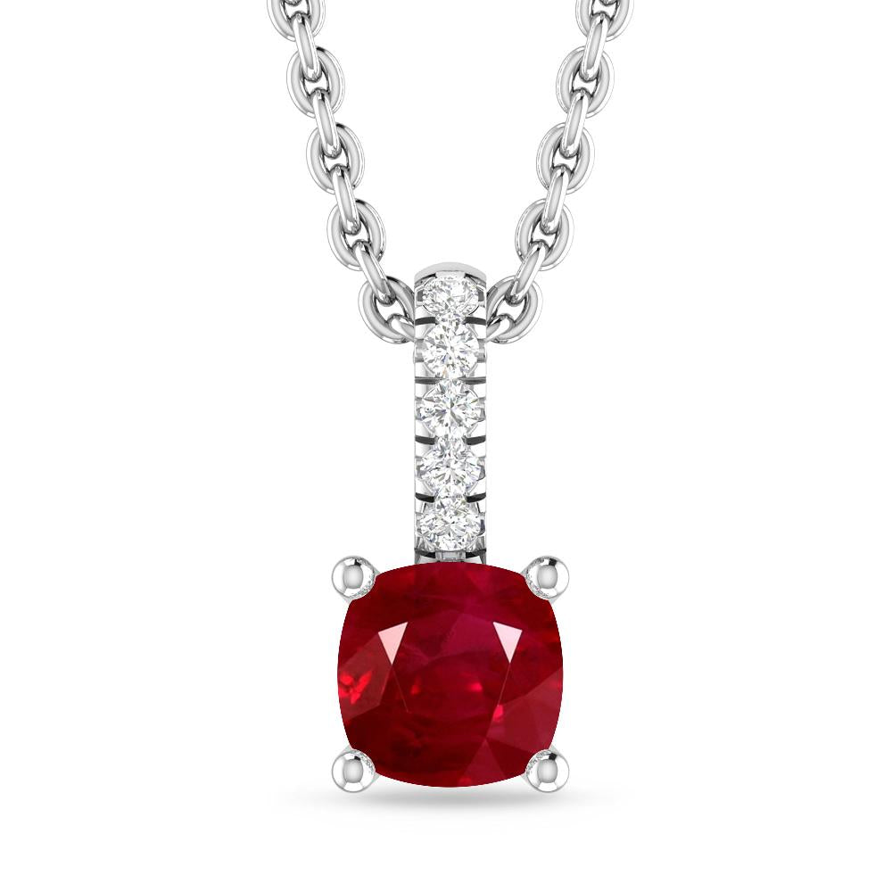 White Gold - Ruby