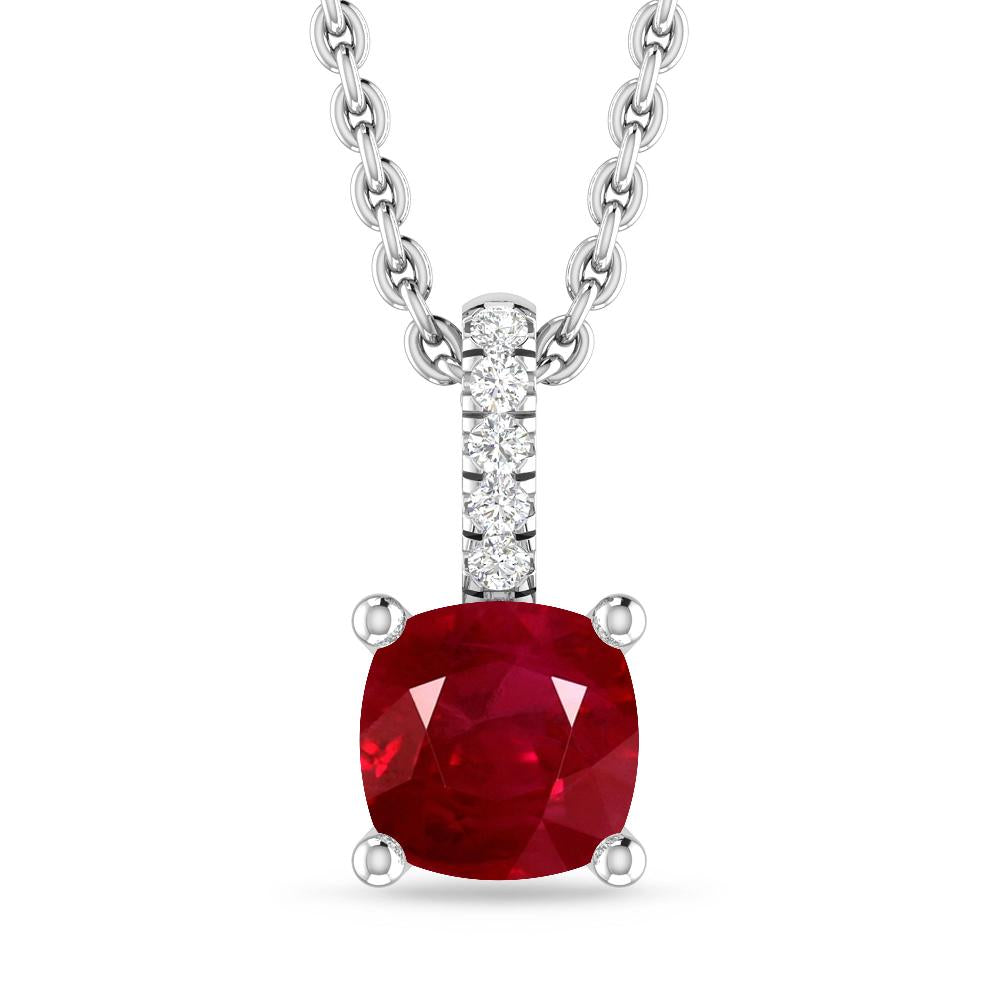 White Gold - Ruby