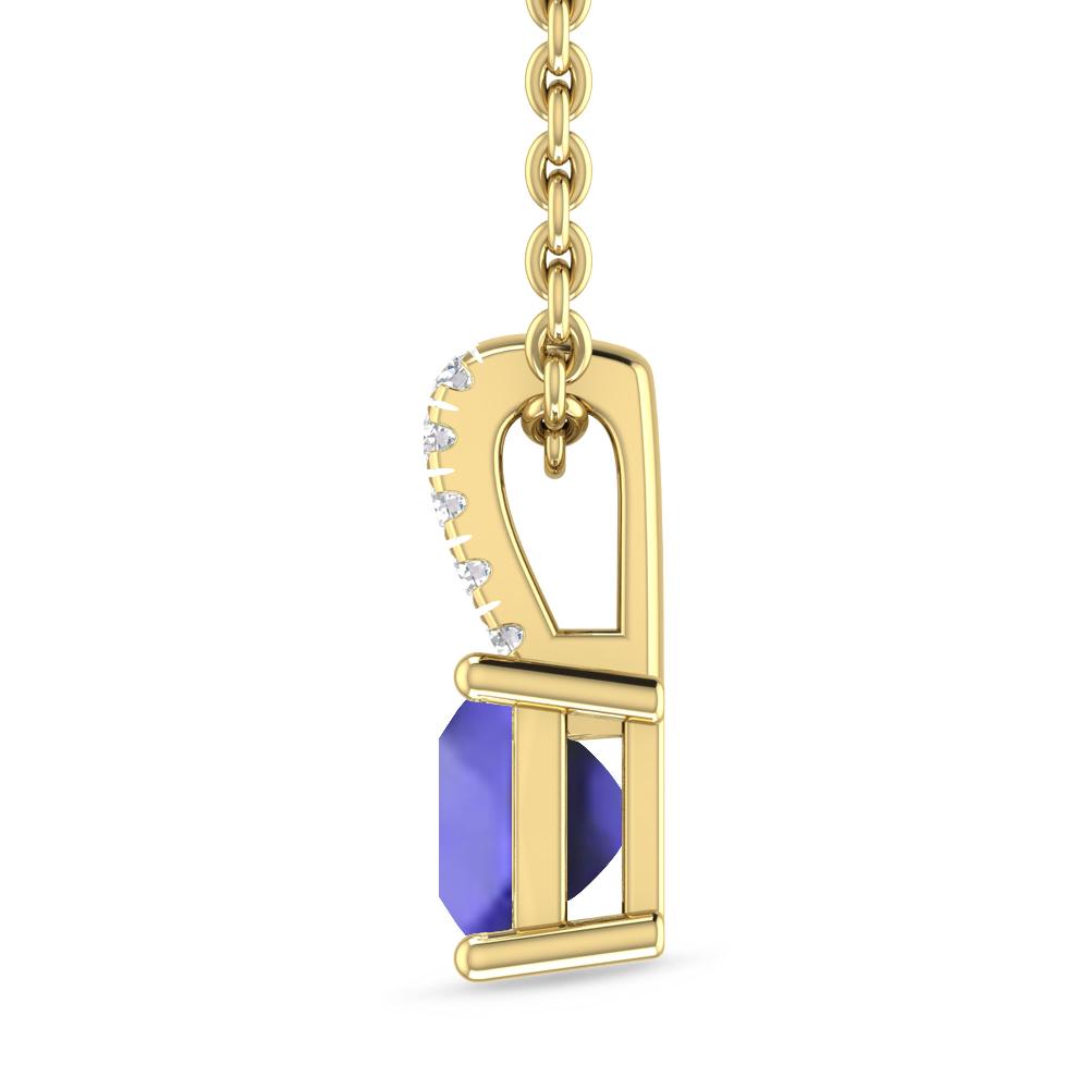 Yellow Gold - Tanzanite