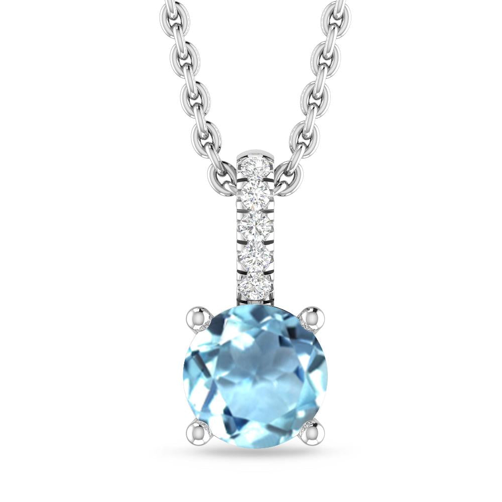 White Gold - Aquamarine