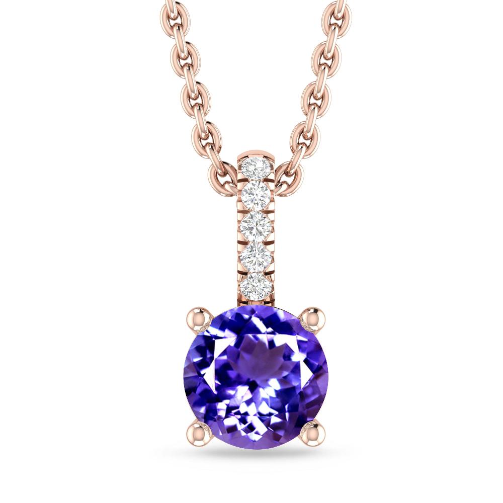 Rose Gold - Tanzanite