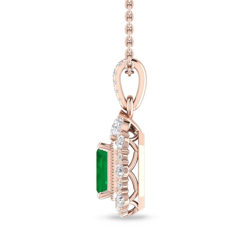 Rose Gold - Emerald