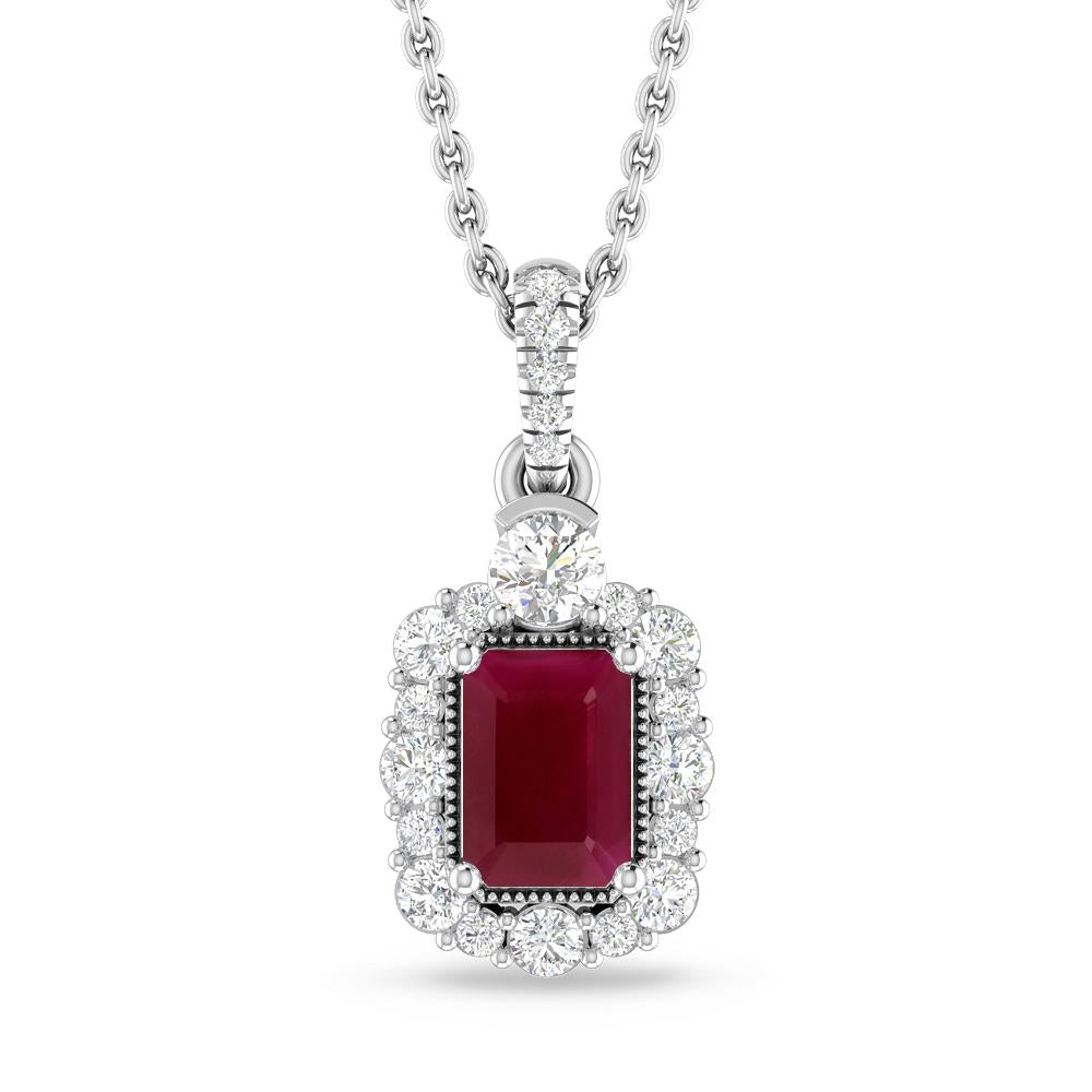 White Gold - Ruby