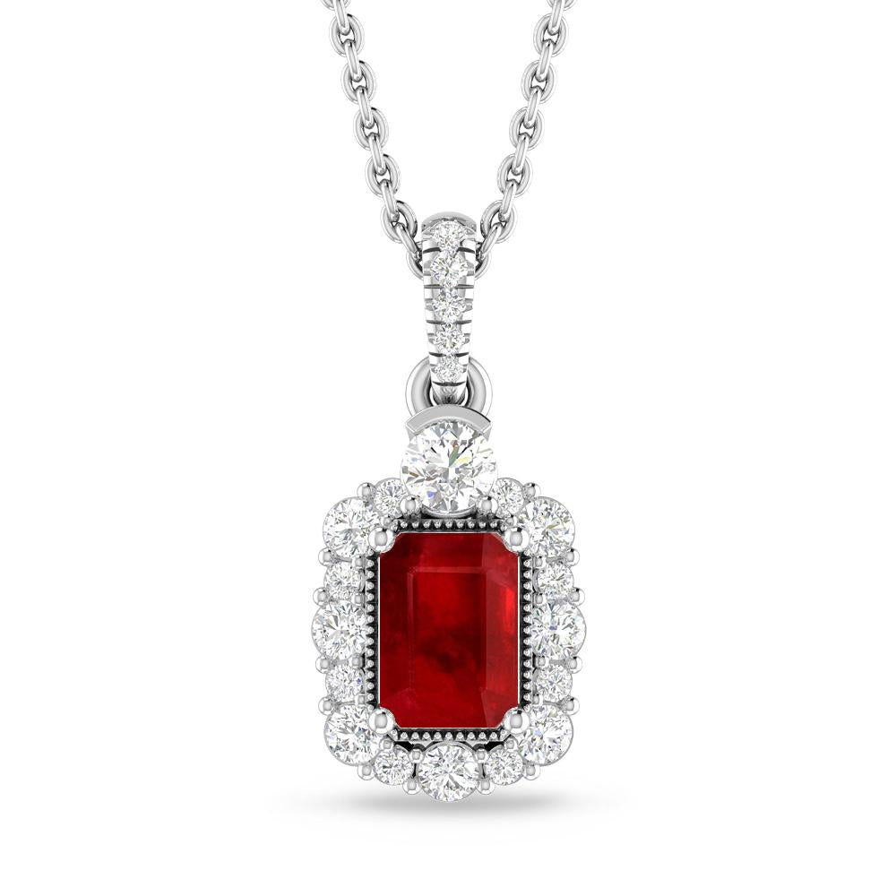 White Gold - Ruby