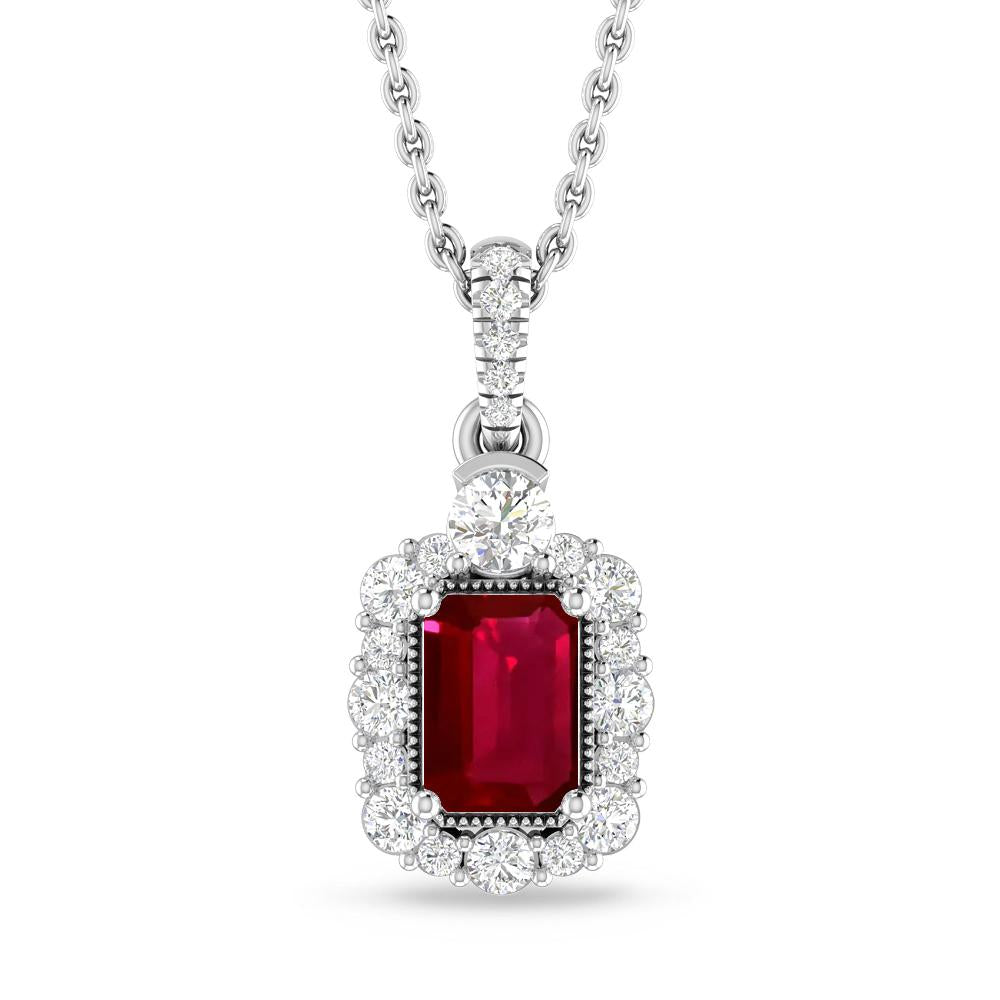 White Gold - Ruby