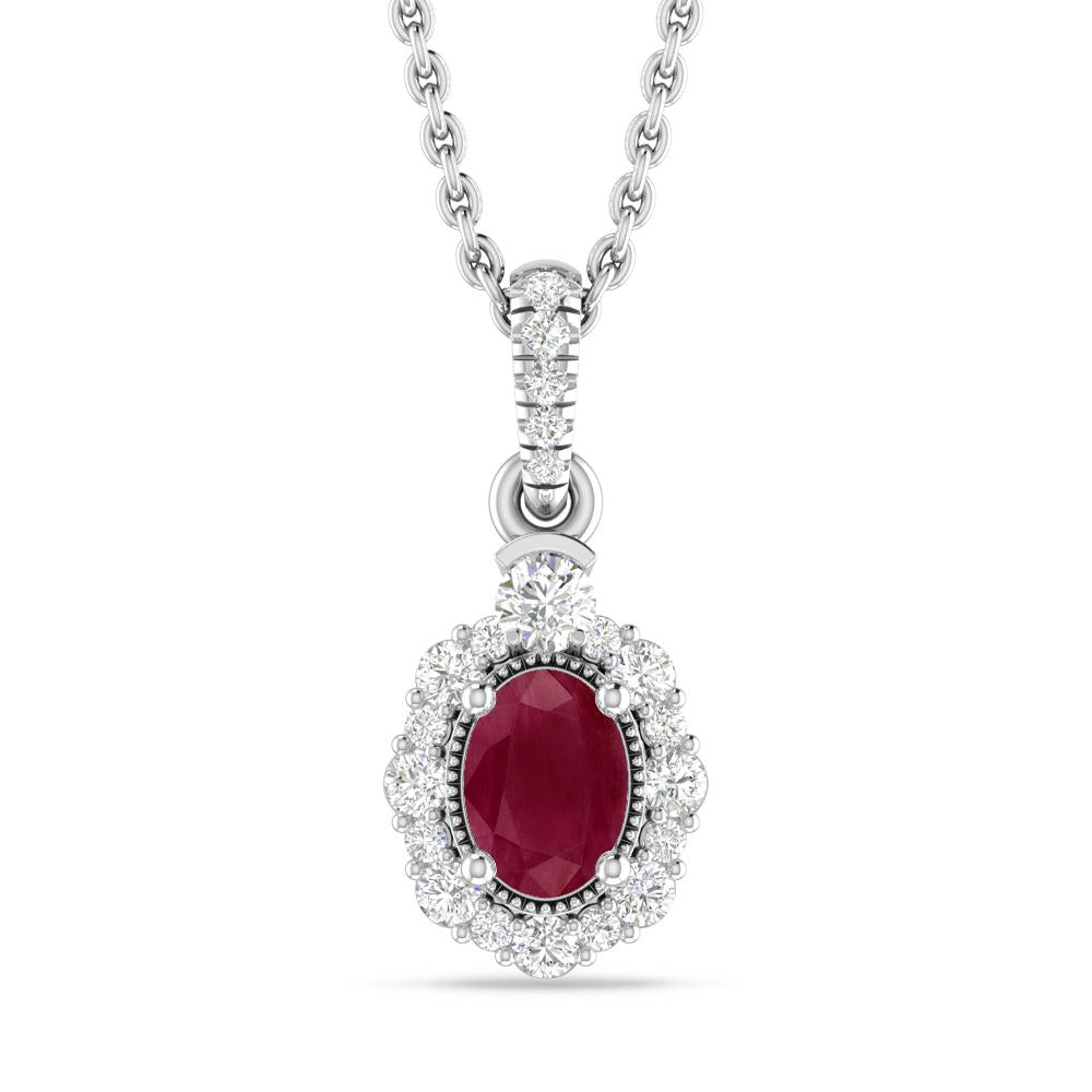 White Gold - Ruby