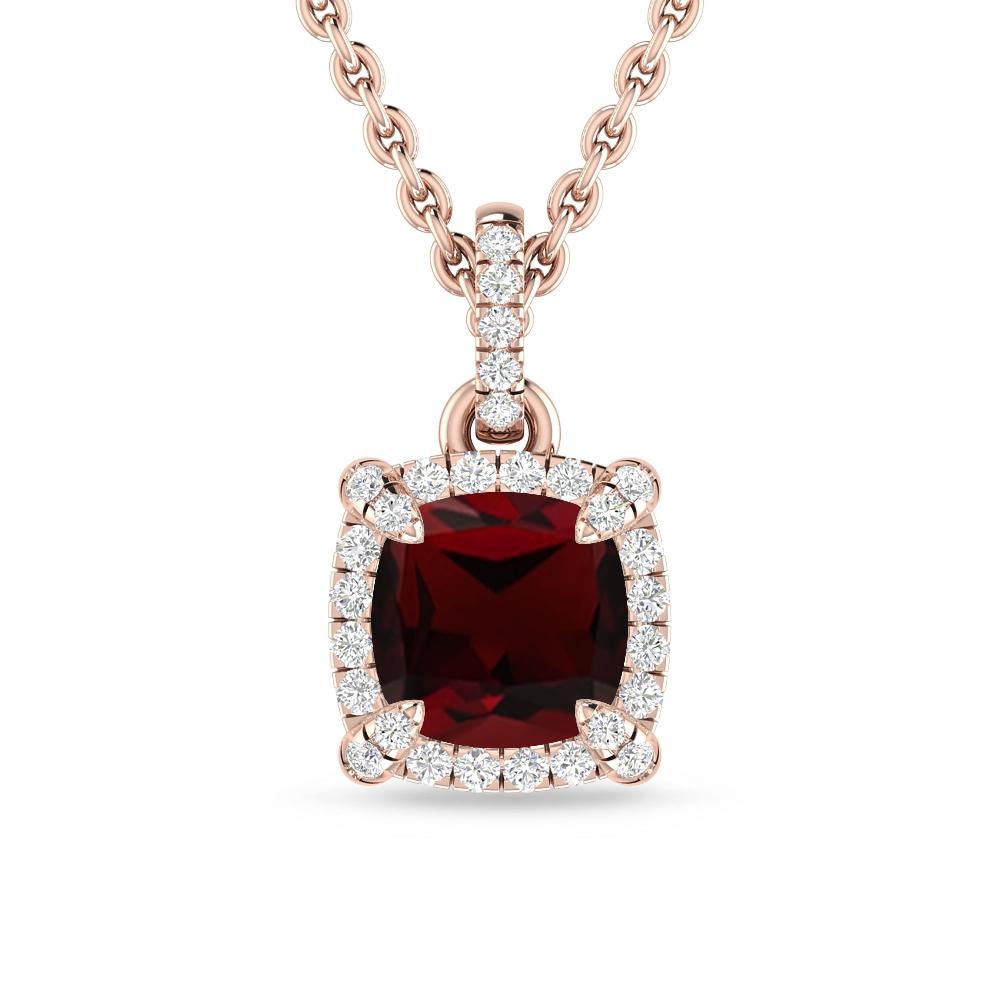 Rose Gold - Garnet