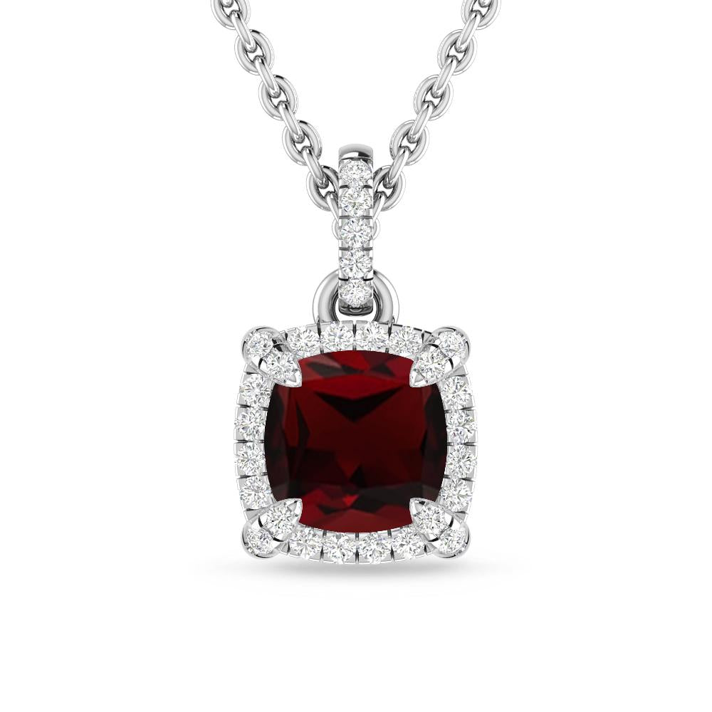 White Gold - Garnet