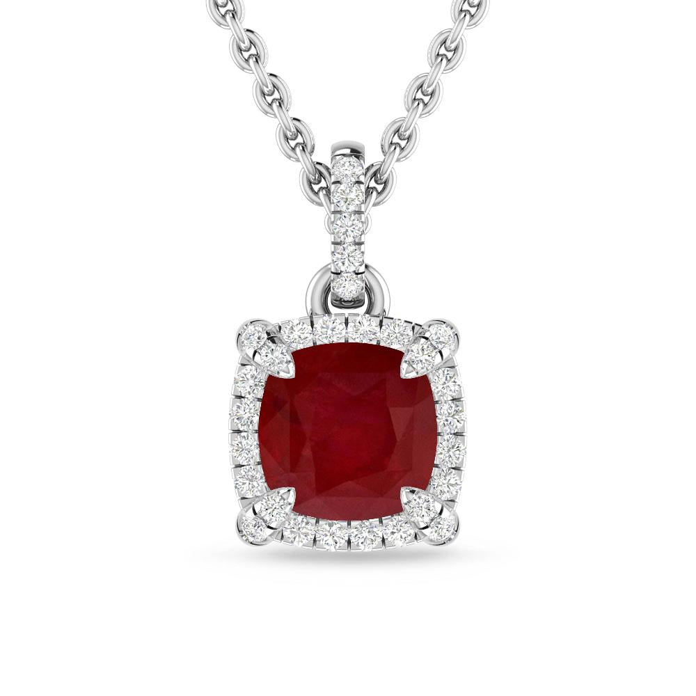 White Gold - Ruby