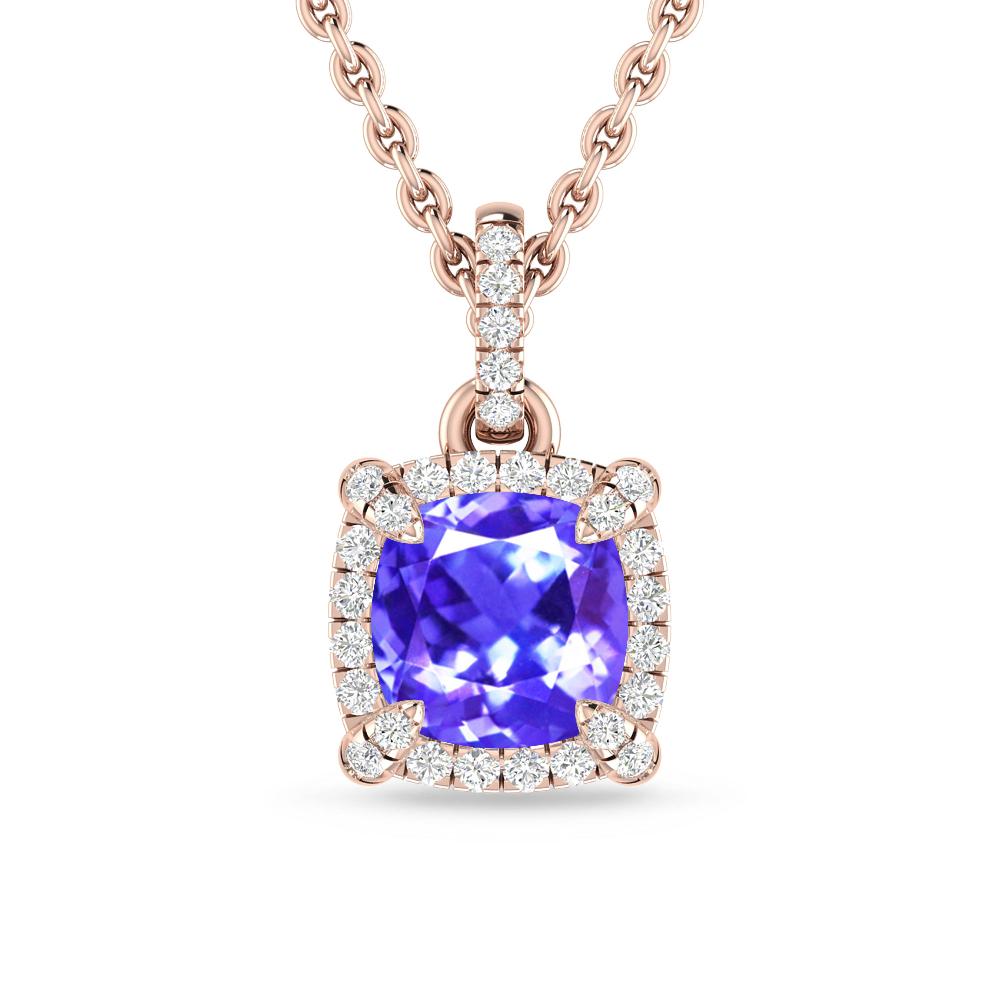 Rose Gold - Tanzanite