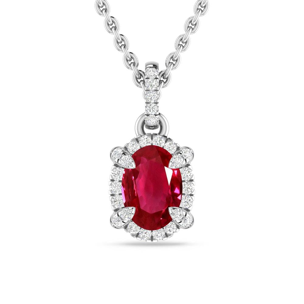 White Gold - Ruby