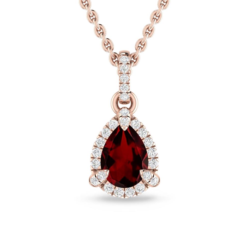 Rose Gold - Garnet