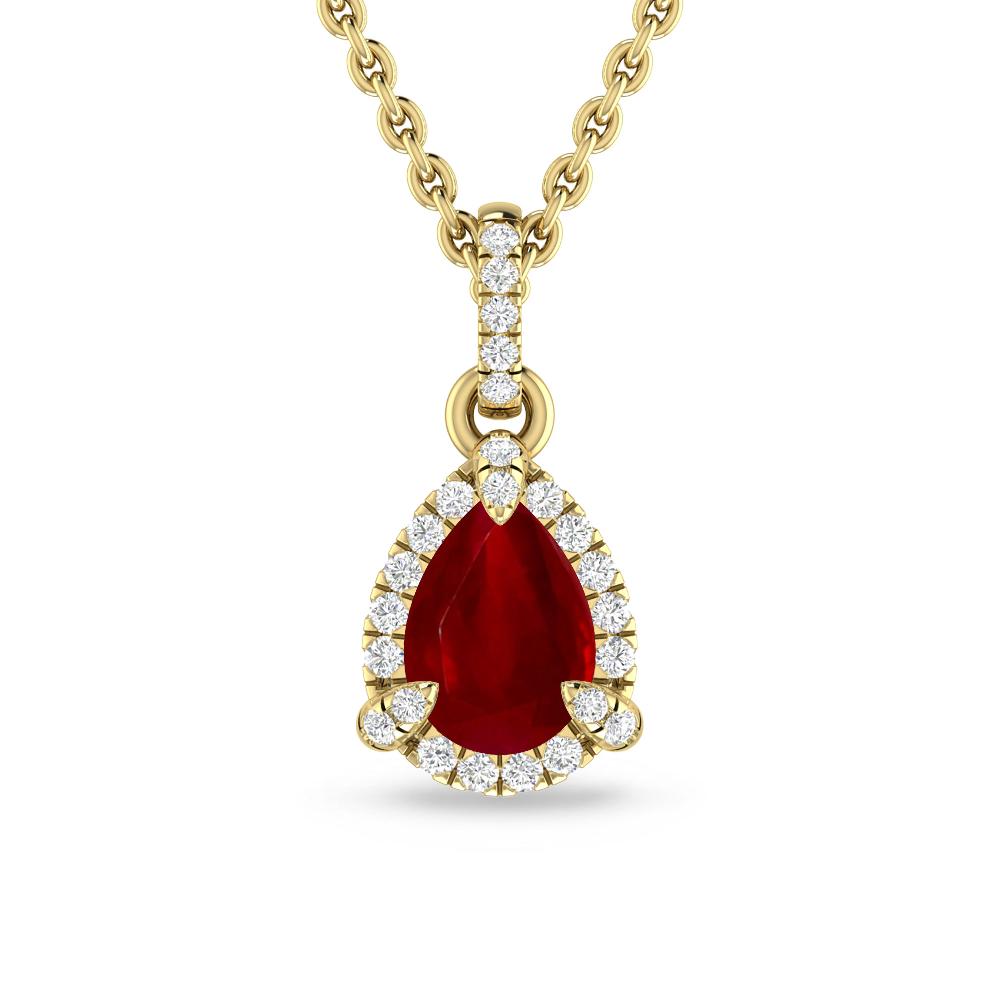 Yellow Gold - Ruby