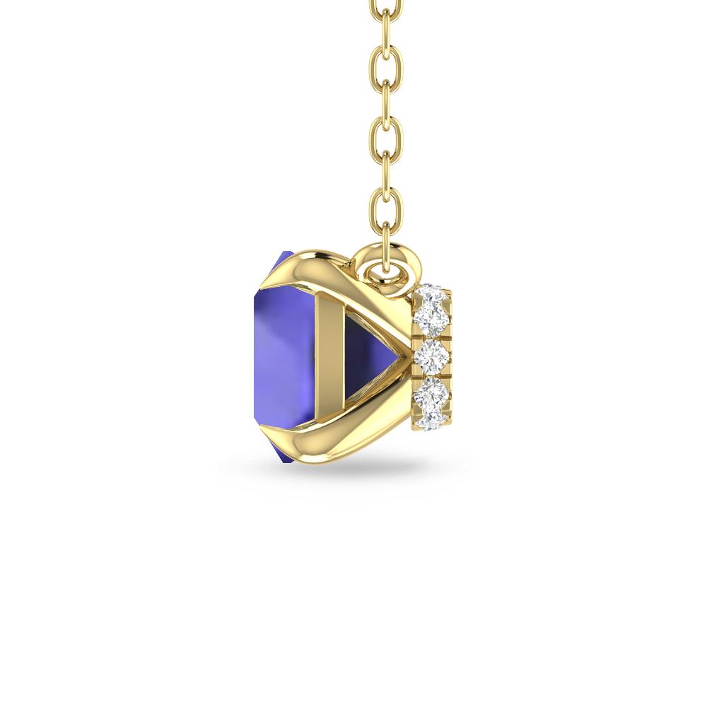 Yellow Gold - Tanzanite