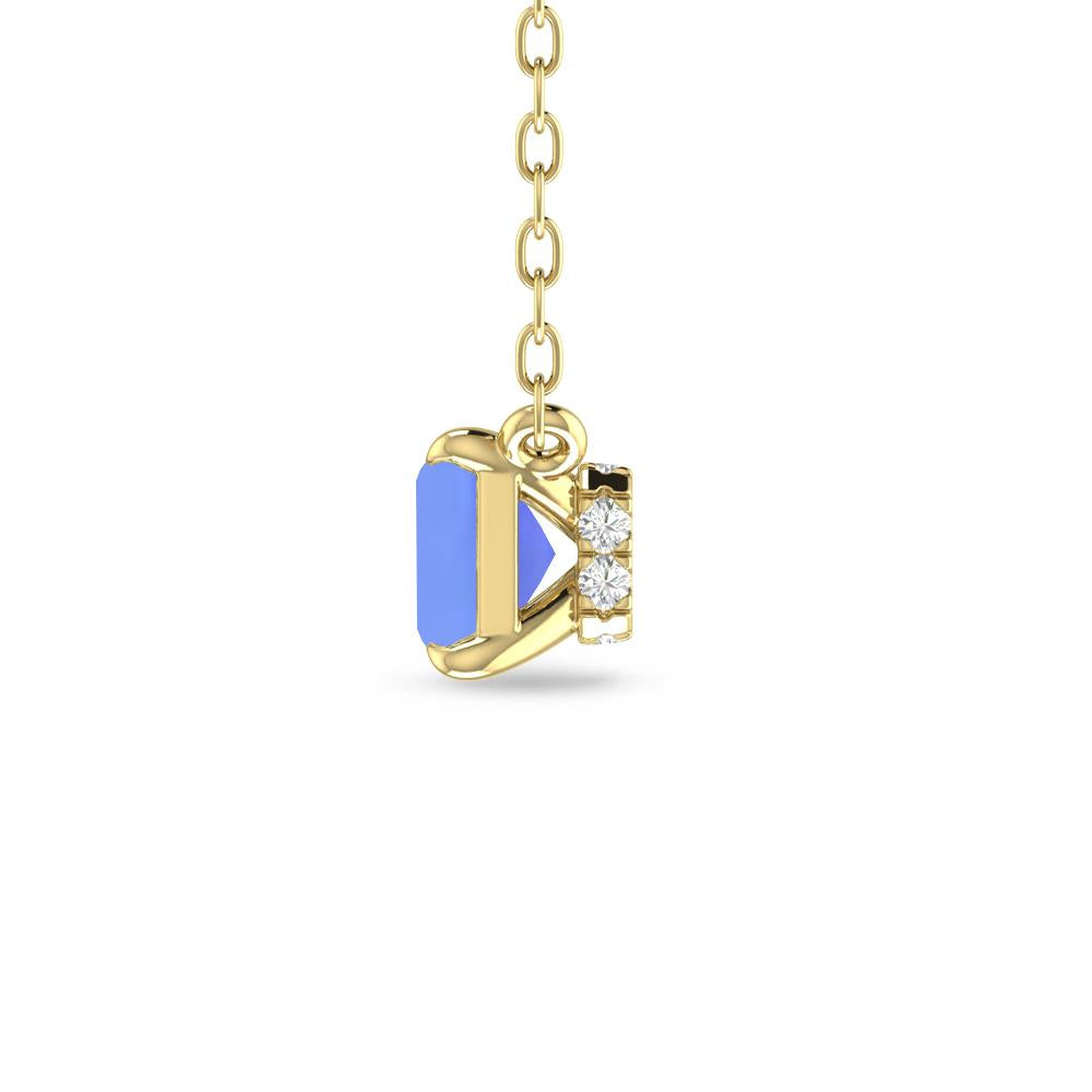 Yellow Gold - Tanzanite