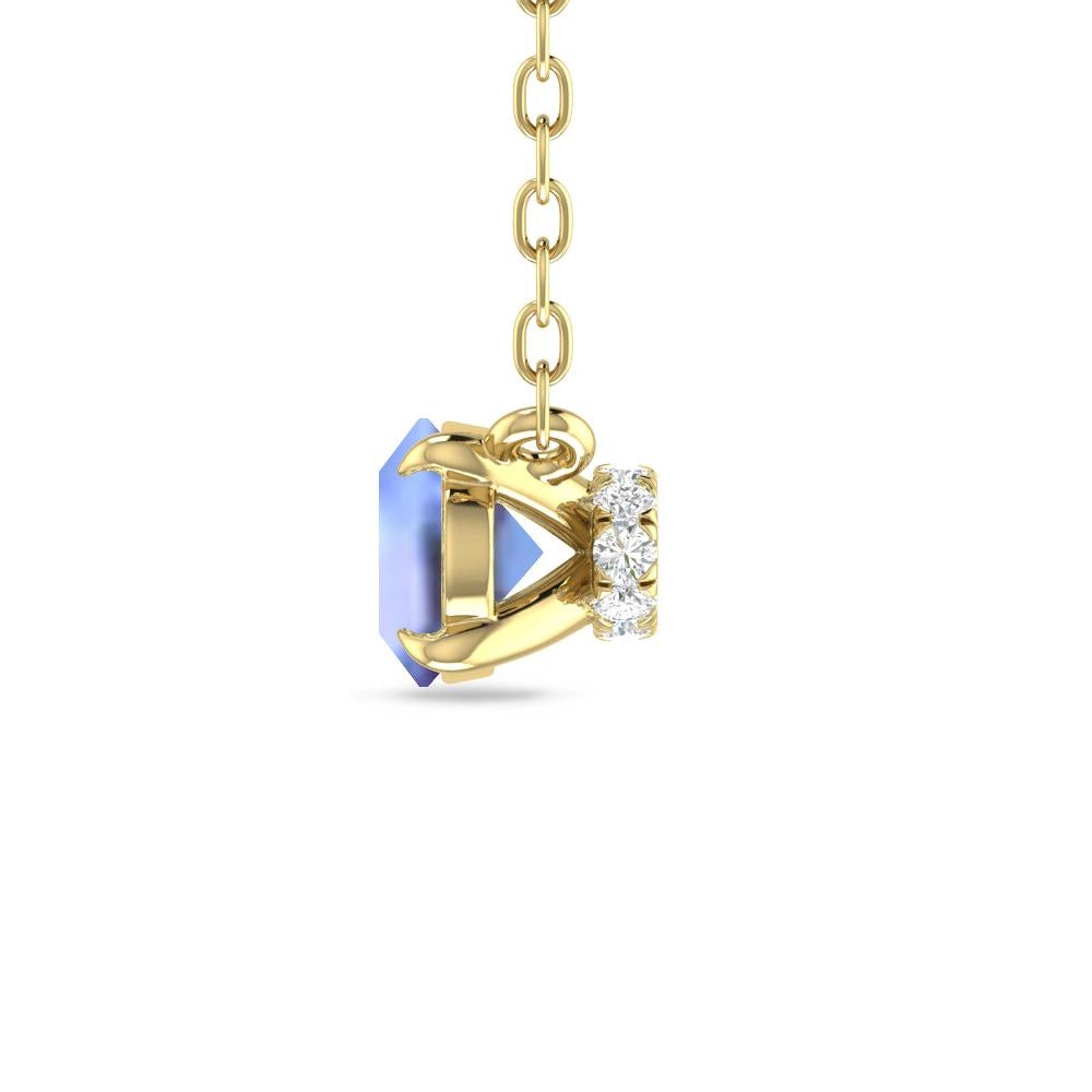 Yellow Gold - Tanzanite
