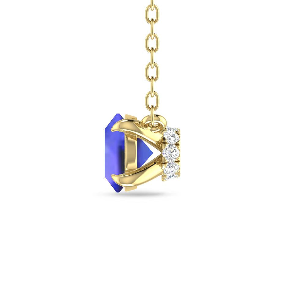 Yellow Gold - Tanzanite