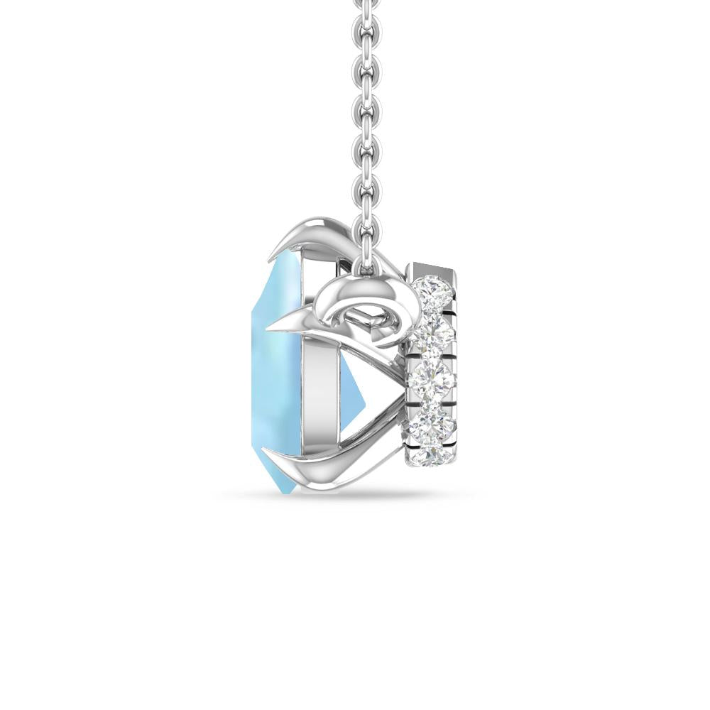 White Gold - Aquamarine