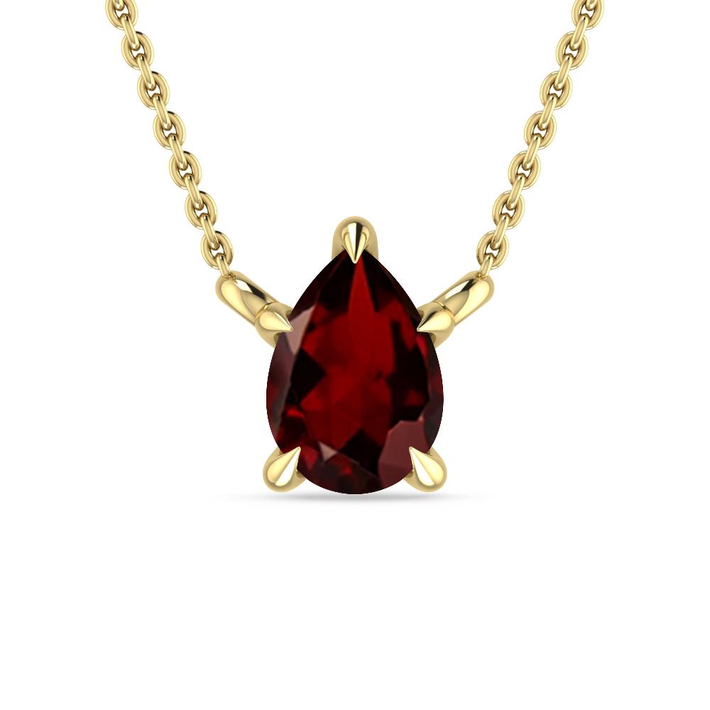 Yellow Gold - Garnet