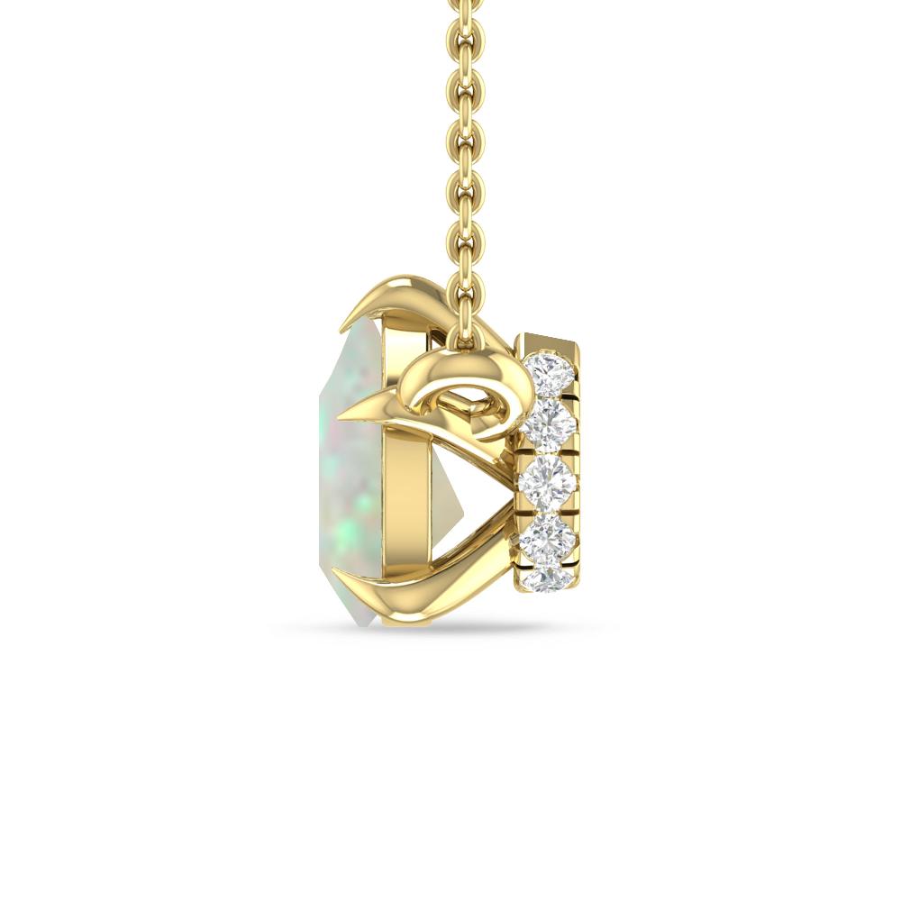 Yellow Gold - Opal