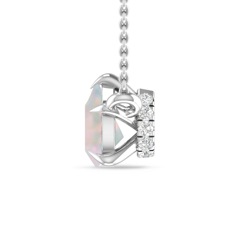White Gold - Opal