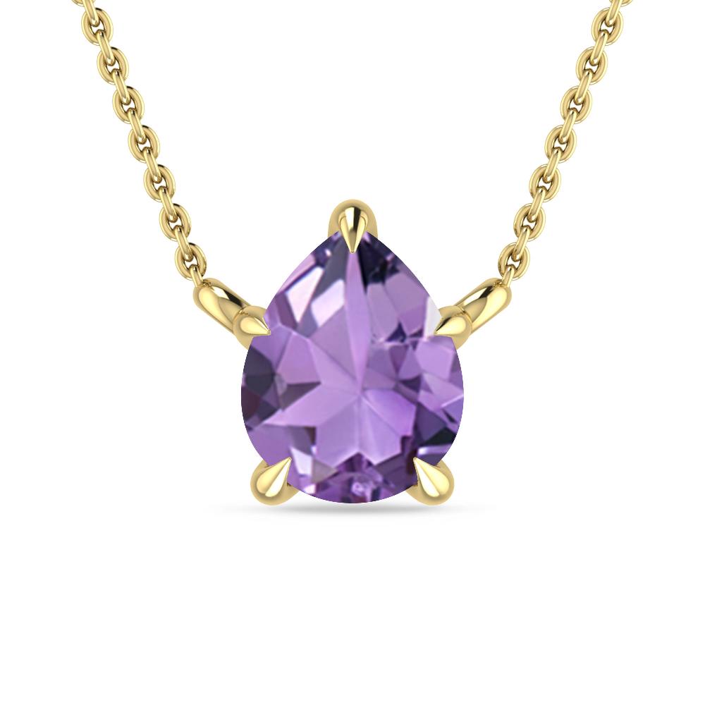 Yellow Gold - Amethyst