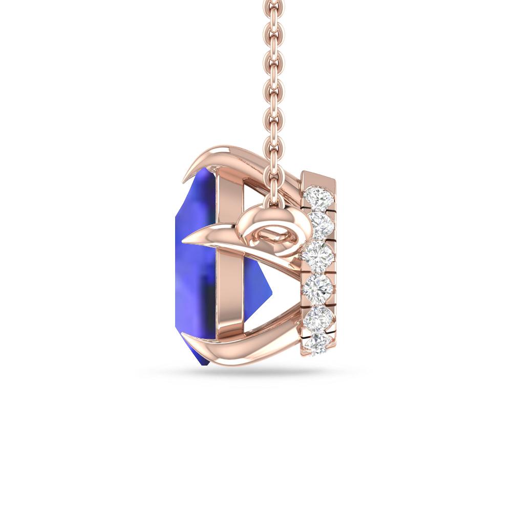 Rose Gold - Tanzanite