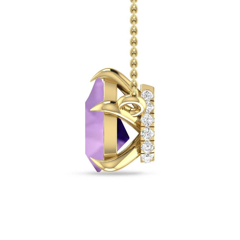 Yellow Gold - Amethyst