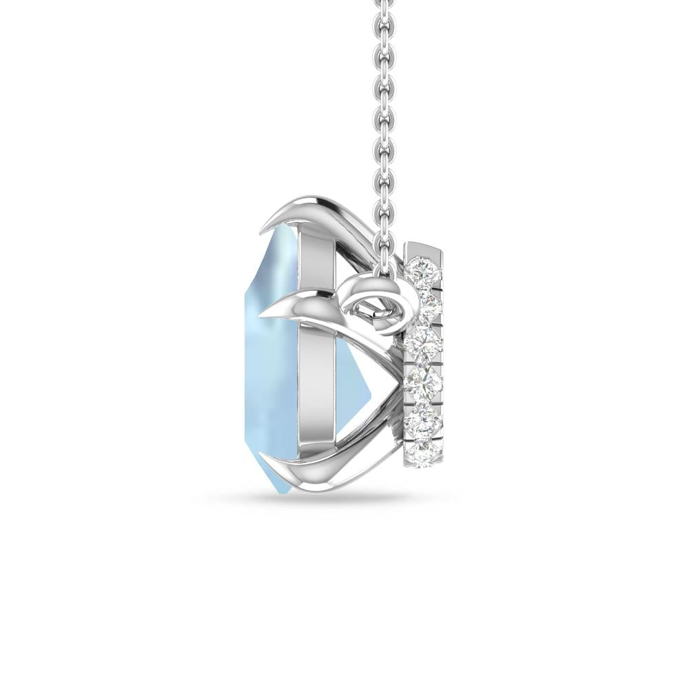 White Gold - Aquamarine