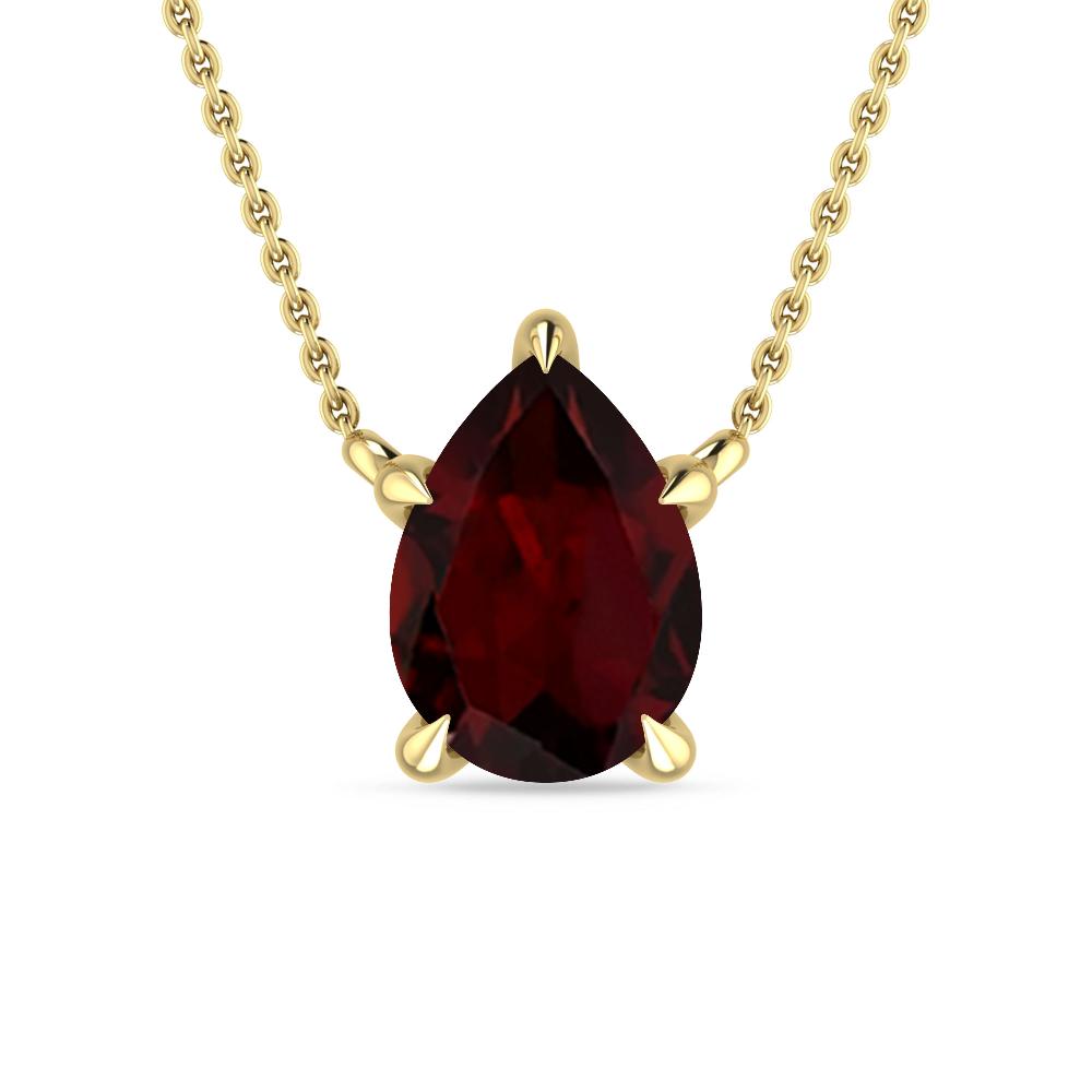 Yellow Gold - Garnet
